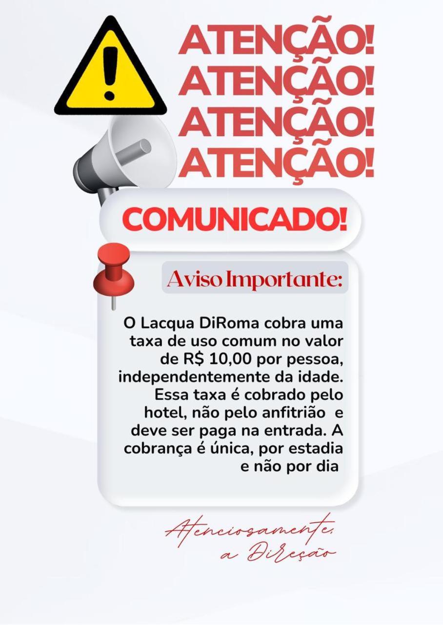 Apto Completo Com Parque Aquatico 24 Horas Lacqua Diroma Caldas Novas Exterior foto